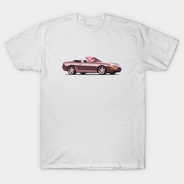 Porsche 968 T-Shirt by TheArchitectsGarage